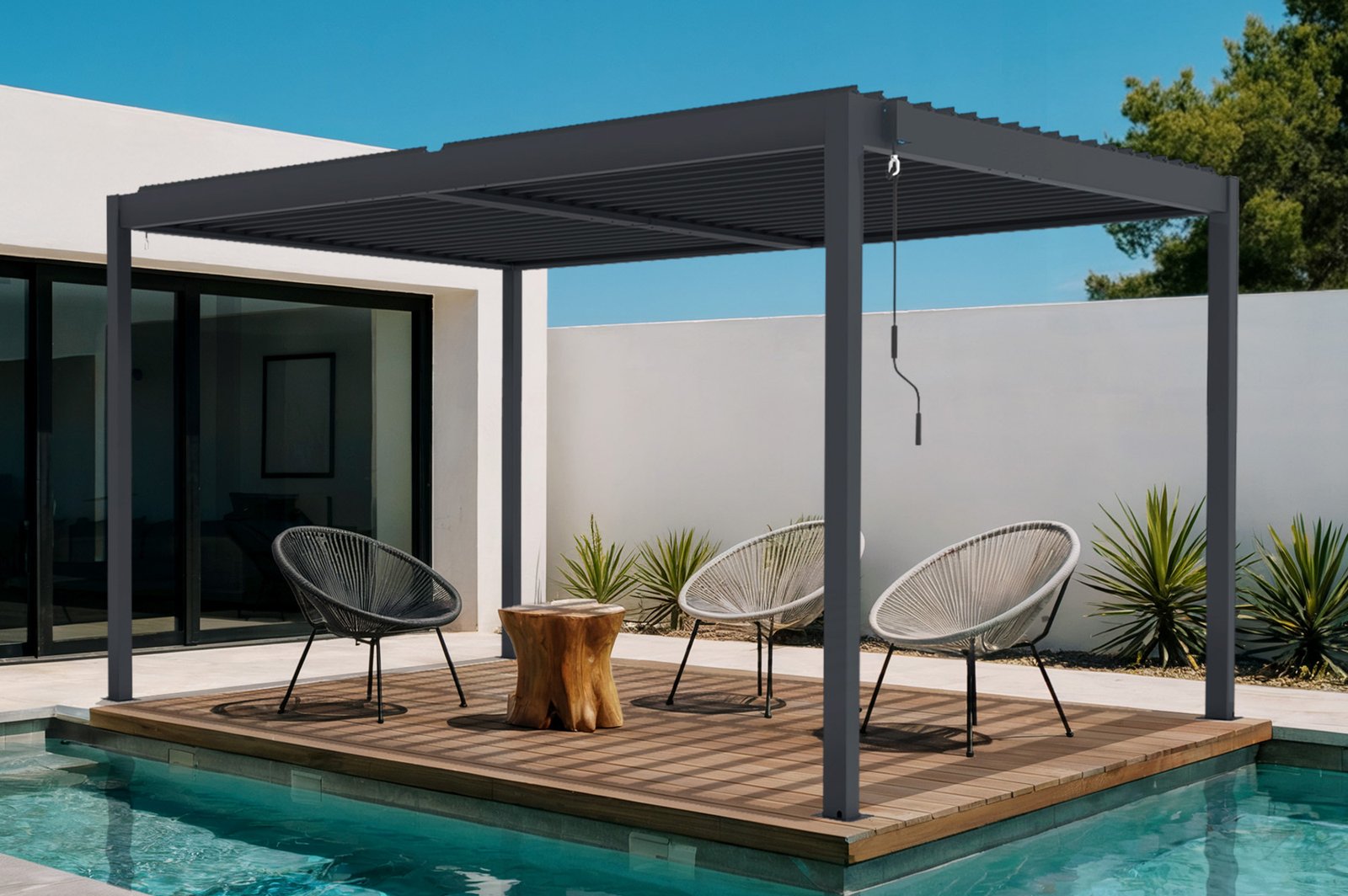 Pergola bioclimatique Marrakech installation professionnelle